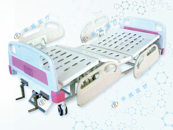 D4手動雙搖護理床（chuáng）（中控（kòng）製動輪）